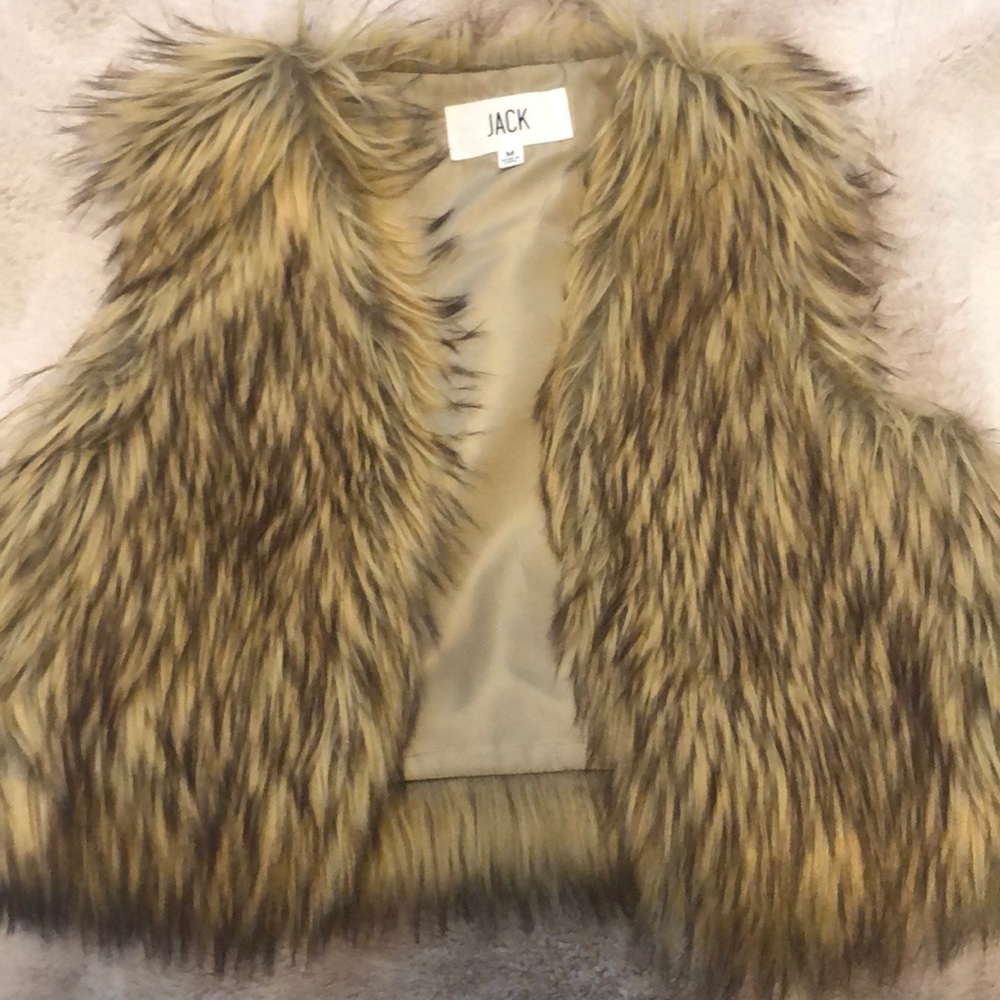 JACK by BB Dakota Fur vest size M